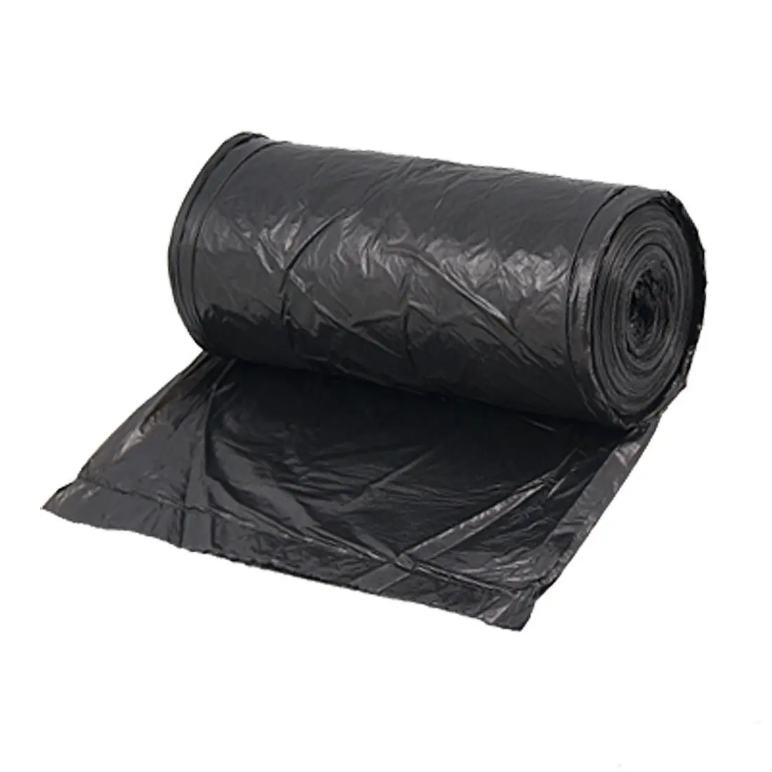 Black Rectangle Rubbish Garbage Trash Waste Bag on Rollin Waste Bins