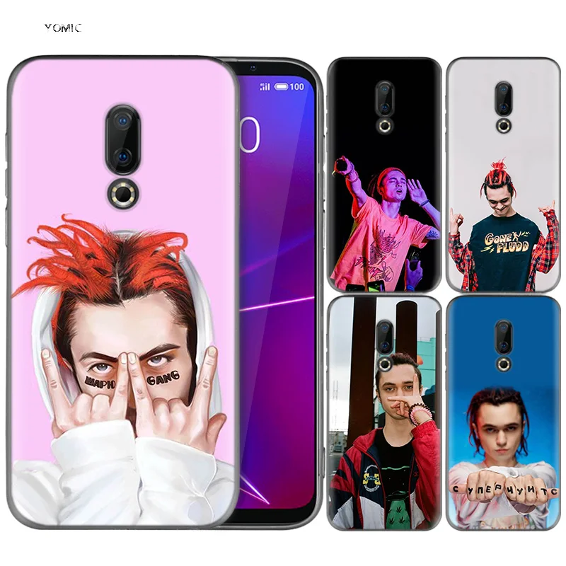 

Silicone Case for Meizu 16 16th M6T Black Dark Coque Shell Cell Phone Tpu Cover Dull Polish GONE Fludd