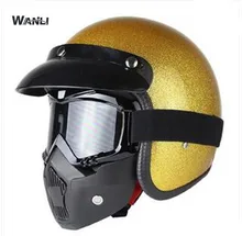 Capacete da motocicleta Face aberta Capacete de Moto Capacetes de Moto Capacete De Motociclista Para Homens E Mulheres de Personalidade