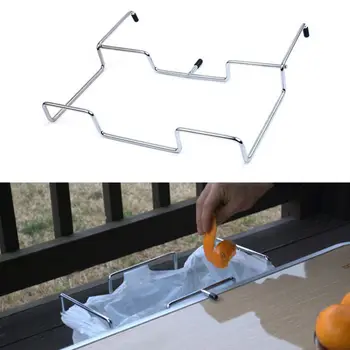 

Picnic Table Hook Outdoor Trash Rack Kitchen Hanger Camping Barbecue Shelf Storage Hook Garbage Bags Hanger Outdoor tool