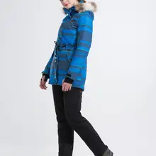 Женская зимняя куртка с брюками, водонепроницаемая ветрозащитная куртка для сноубординга с брюками, зимняя одежда для снежной погоды, лыжные костюмы для женщин Nieve