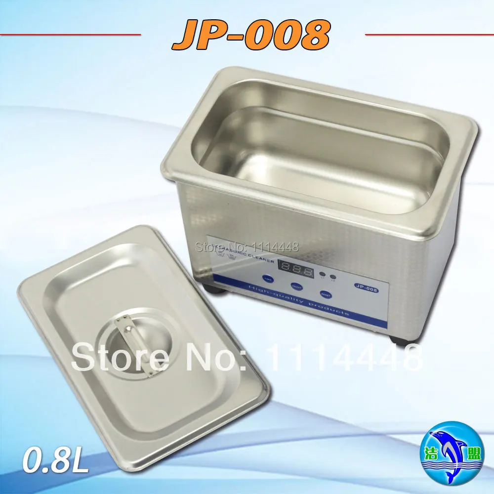 New Household Ultrasonic Cleaning Machine 0.8L 50W Jewelry Watch Denture Glasses Ultrasonic Cleaner JP-008 household glasses jewelry watches denturesmobilephone motherboard ultrasonic cleaning machine