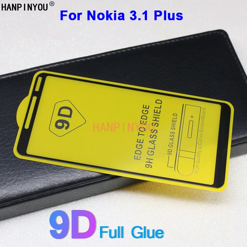 Для Nokia 3 1 Plus TA-1118 6 0 &quot9D полное клеевое Покрытие Закаленное стекло пленка защита
