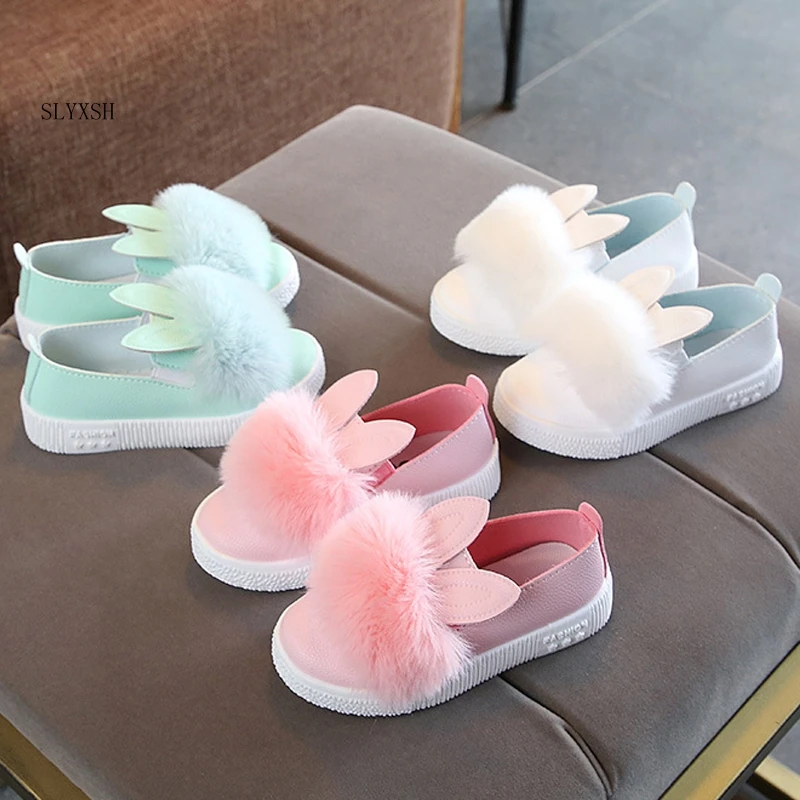 

SLYXSH Children Sneaker Kids Shoes Fashion Girls flat lofers Outdoor Casual Shoes Girl Princess baby tenis infantil Sport Shoe