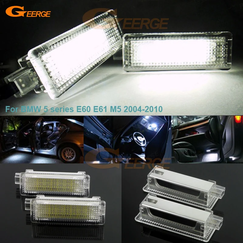 

For BMW 5 series E60 E61 M5 2004-2010 Excellent LED Courtesy Footwell Under Door Light No Error