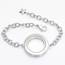 30 мм Круглый Магнитный Плавающий браслет, регулируемый size18-23cm FB0006