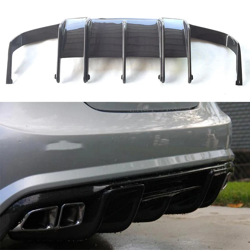For Mercedes Benz CLS Class W218 CLS350 CLS63 AMG Bumper Carbon Fiber Rear Trunk Diffuser 2011~2014 For Mercedes Benz CLS Class W218 CLS350 CLS63 AMG Bumper Carbon Fiber Rear Trunk Diffuser 2011~2014