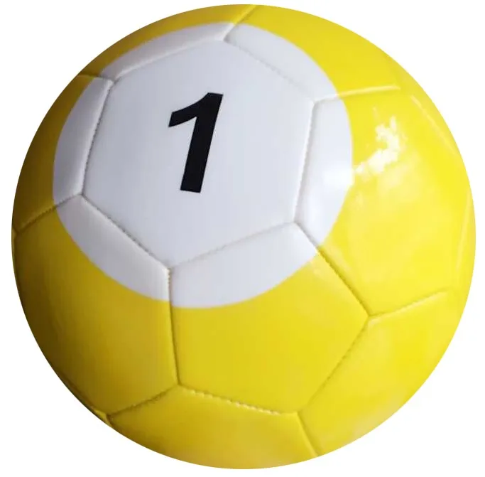 5# Gaint Snook футбол Snookball бильярд снукер футбол 8 дюймов Игра огромный мяч бассейн включает воздушный насос футбольная игрушка Poolball - Цвет: No1