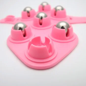

360 Degree Rotation Ball Palm Face Neck Back Body Massager Meridian Massage Roller Elastic Comfortable Relaxation Beauty Tools