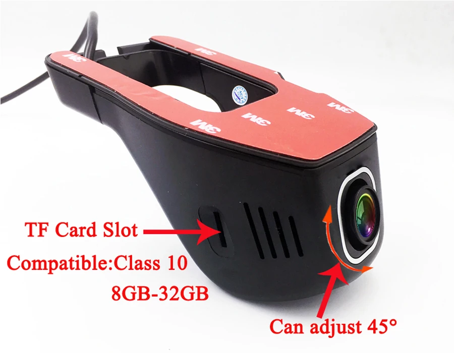 WHEXUNE, скрытый Автомобильный видеорегистратор, Wifi, видеорегистратор Novatek 96658 IMX323, двойной объектив, мини-видеорегистратор, 170, широкоугольный, ночное видение