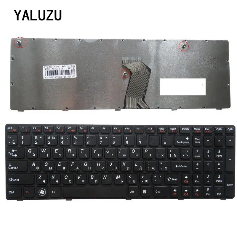 Новая русская клавиатура для Lenovo G560 G565 G560A G565A G560E G560L RU aptop keyboard | Компьютеры и офис