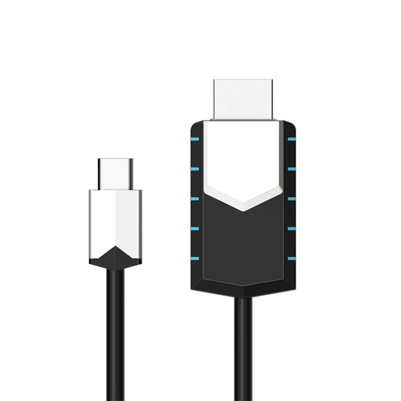 Тип C USB C к HDMI 4K кабель адаптер Тип C HDMI Thunderbolt 3 конвертер для samsung huawei mate 20 Book pro USB C HDMI