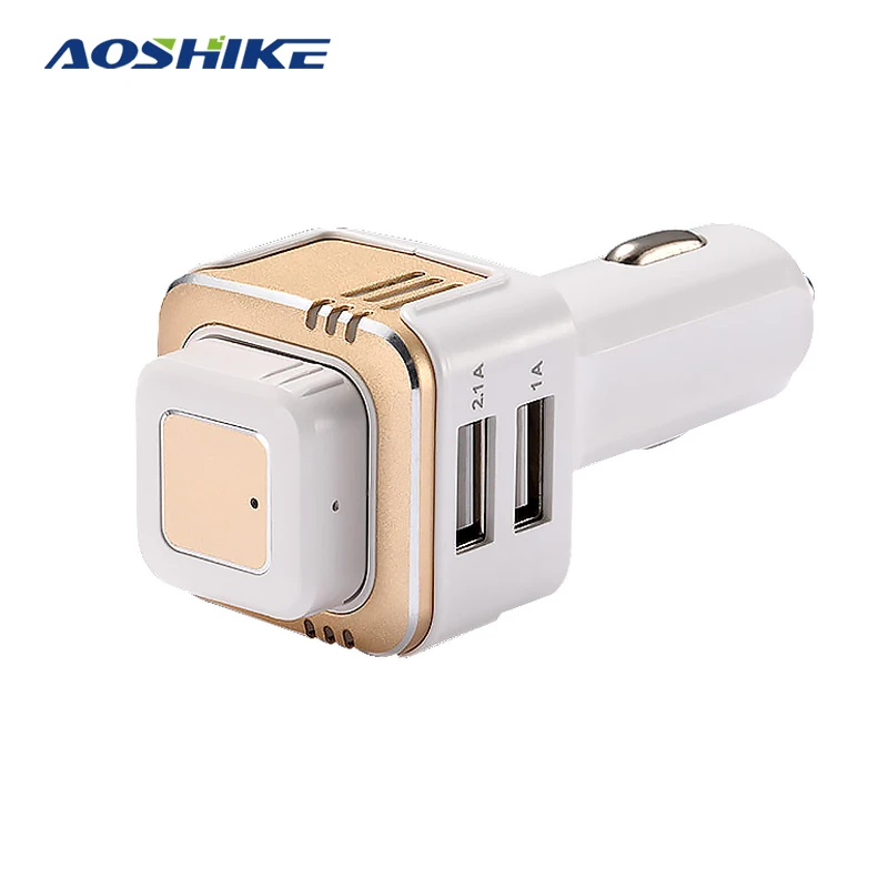 Aoshike USB Car Charger 12V Cigarette Lighter Focus Caravan Motorcycle For Cars Sockets Bluetooth Dual USB