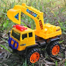1:10 негабаритный Трейлер Модель Экскаватора автомобиль детей имитирующая модель головоломка пляж счет горячие игрушки подарки