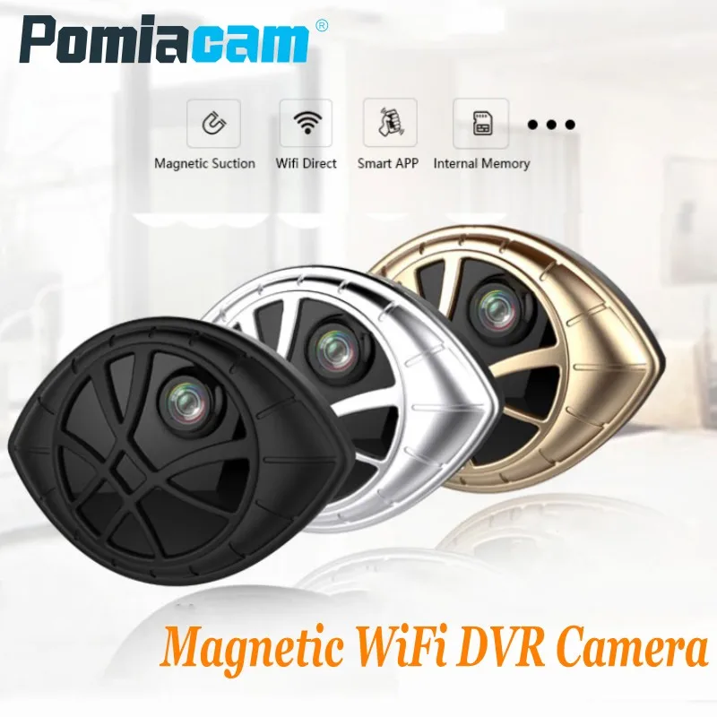 AI-338G Золотая Спортивная экшн-камера Mini Eye Camera Super Portable Magnetic WiFi Security DVR камера для