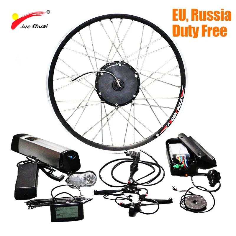 Cheap 36V 500W Electric Bike Conversion Kit with Battery 36V 12ah Lithium Battery Motor Wheel Mountain Bike Ebike E-bike Kit Duty free 0