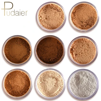 

New pudaier Brand Oil Control Powder Makeup Long Lasting Bronzer Matte Mineral Dark Skin Contour Loose Face Powder
