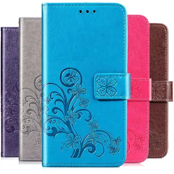 

Redmi GO Flip Wallet Case For xiaomi redmi GO Case redmi GO PU Leather Phone Case For xiaomi redmi GO 3D Clover Emboss Cover