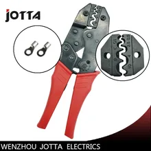 

WX-10GB Rachet Crimping Plier For Non-insulated Terminals Capacity 0.5-10 mm2 22-8 AWG European Style Hand Tools