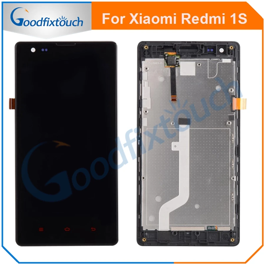 Для XIAOMI Redmi 1S ЖК-дисплей+ сенсорный экран панель дигитайзер с рамкой с подарком