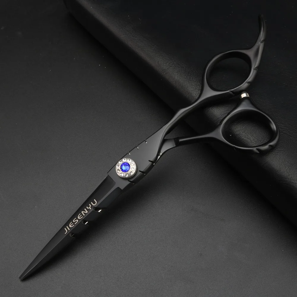 Японские Ножницы 6,0 дюймов Черные ножницы для правой руки Уход за волосами удобные и простые в использовании идеальные стрижки волос