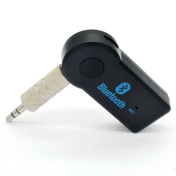 

Car Bluetooth Music Receiver Universal 3.5mm Streaming A2DP Wireless Auto AUX Audio Adapter Connector Mic For Phone MP3