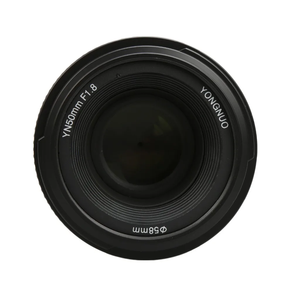 YONGNUO YN 50 мм f/1,8 AF объектив Apertura YN50mm Messa A Fuoco Automatica Grande Apertura для Nikon Dslr поставляются AF-S 50 мм 1,8 г