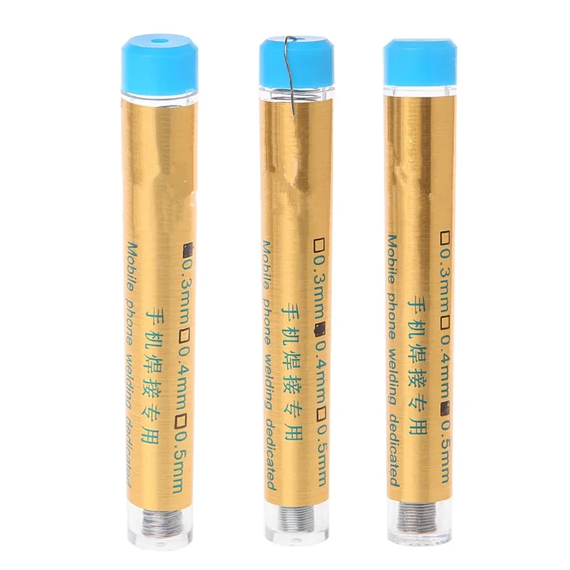 

Tin Flux Rosin Core Soldering Wire Lead Solder Pen Tube Dispenser 0.3/0.4/0.5mm