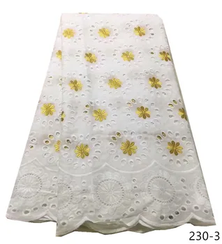 

Nigerian Lace fabrics 2019 African Swiss Voile Lace High Quality Swiss Voile Lace in Switzerland For Wedding 230