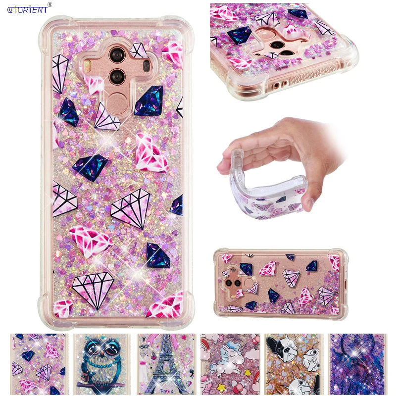 

Liquid Quicksand Case for Huawei Mate 10 Pro BLA-L09 BLA-L29 Case Phone Cover Huawei Mate 10 Pro BLA L09 Painting Silicone Shell