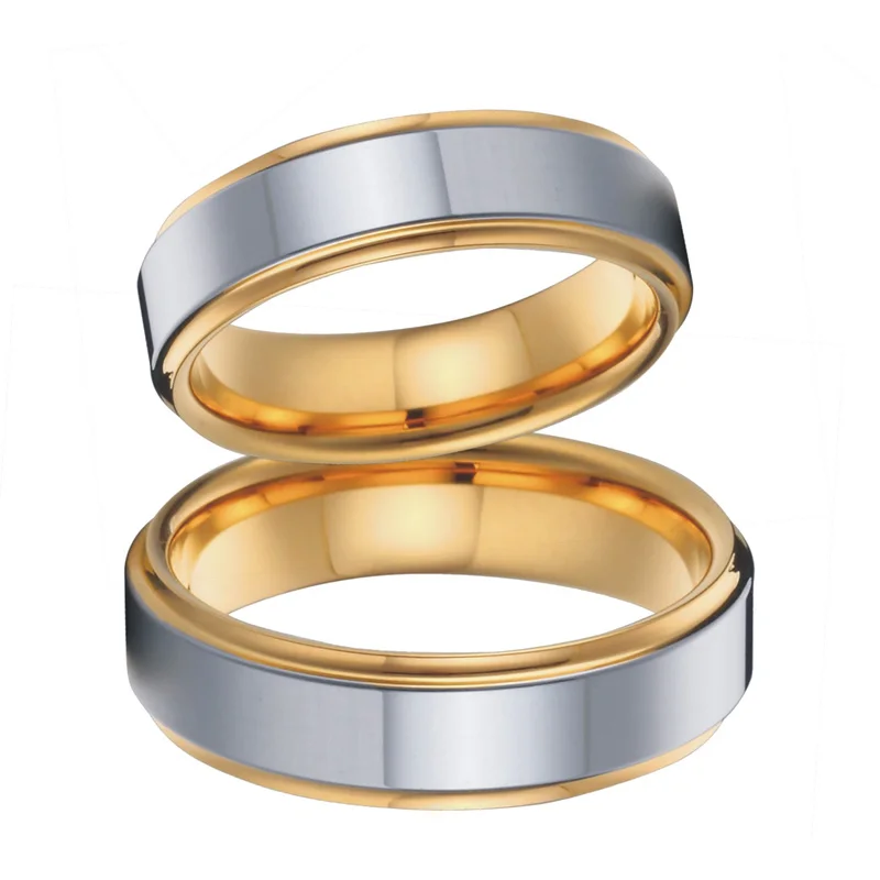 Wedding Band For Women Men S Jewelry Gold Color Usa Size 5 To 15 18k Gold Plated Wedding Band S Rings Set For Men And Women Anium Jewelry Stainless Steel
