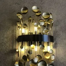 Современный роскошный настенный светильник светодиодный полый настенный светильник для украшения коридора отеля