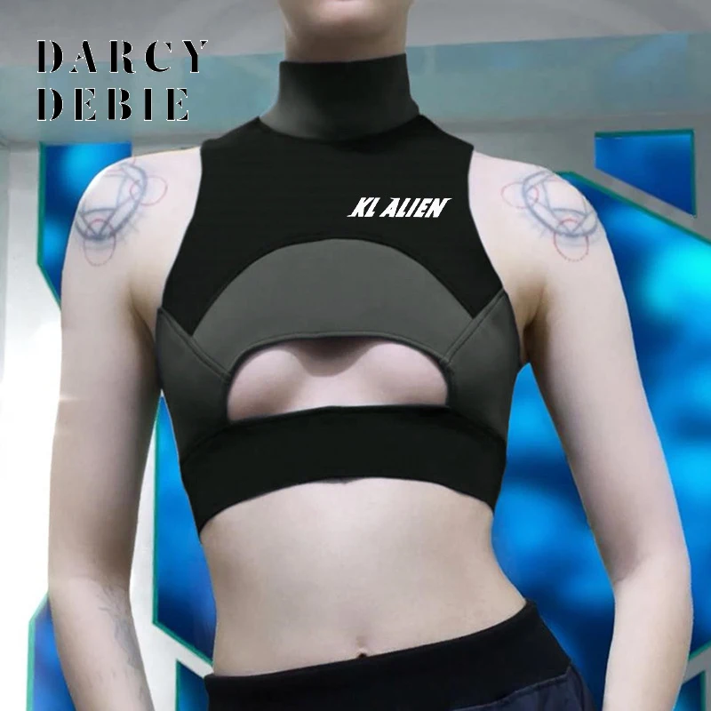 

Darcydebie Women Cropped Seamless Sleeveless Top Womens Workout Tops Sports Wear for Women Gym Women Sexy Shirt