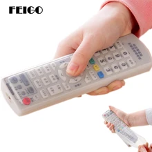 FEIGO мягкий силиконовый кондиционер ТВ пульт дистанционного управления Пылезащитный Водонепроницаемый трение Бытовая защита пульт дистанционного управления F217