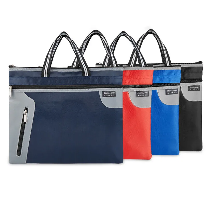 

Winter Wool Felt Document Bag a4 Big Capacity Business File Folder iPad Document Cover Simple Wrist Envelope Document Bag