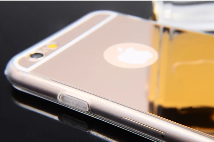 Новая модная зеркальная мягкая задняя крышка из ТПУ для iPhone 11 Pro X XS Max XR 4