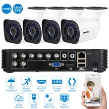 Owsoo 8ch безопасности Камера Системы 720 P 1080n CCTV DVR Регистраторы 4 шт. 1500tvl ИК Водонепроницаемый открытый AHD Камера Системы скрытого видеонаблюдения