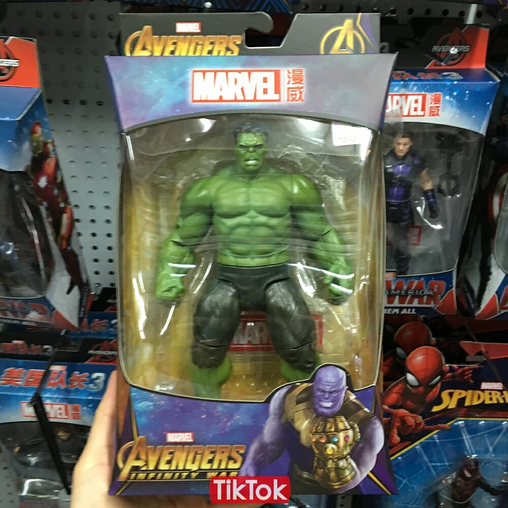 Movie Avengers Infinity War Hulk Bruce Banner Cartoon Toy Action
