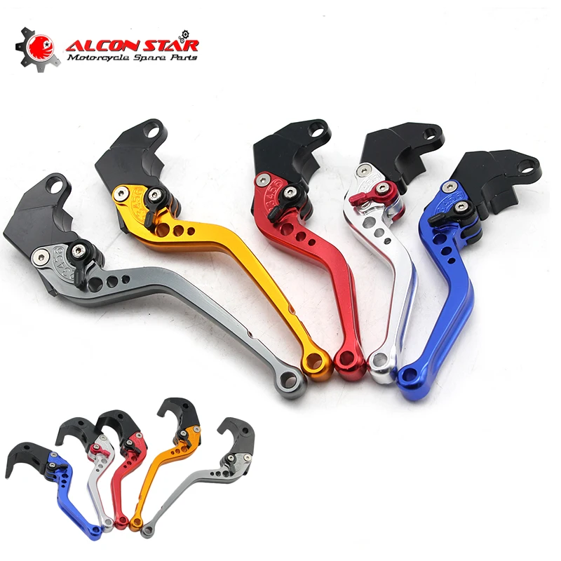 

Alconstar-Adjustable Multicolor Motorcycle Brake Clutch Lever For Suzuki GSXR750 2004-2005 Clutch handle Short Long Type