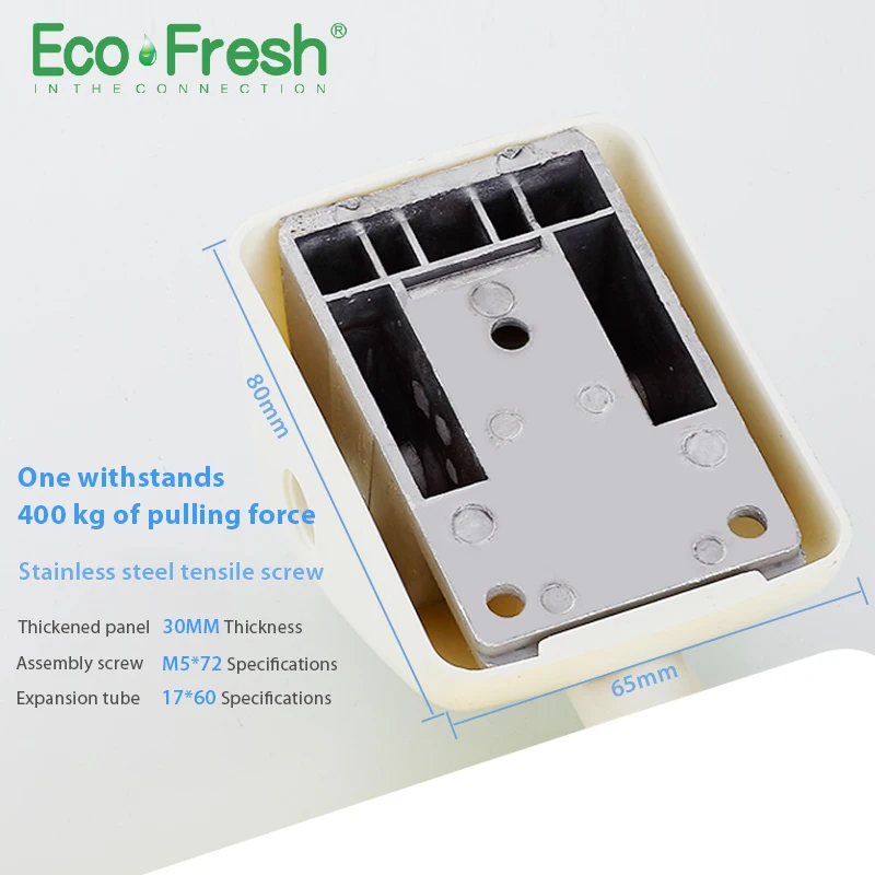 Ecofresh Wall Mounted Shower Seat bathroom shower folding seat folding beach Bath shower Stool toilet shower chair 5