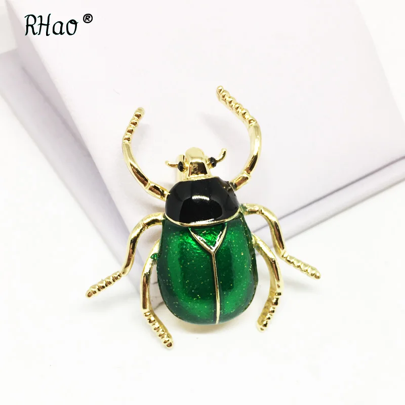 Buy New Arrival Gold Alloy Brooch for Men Cockroach