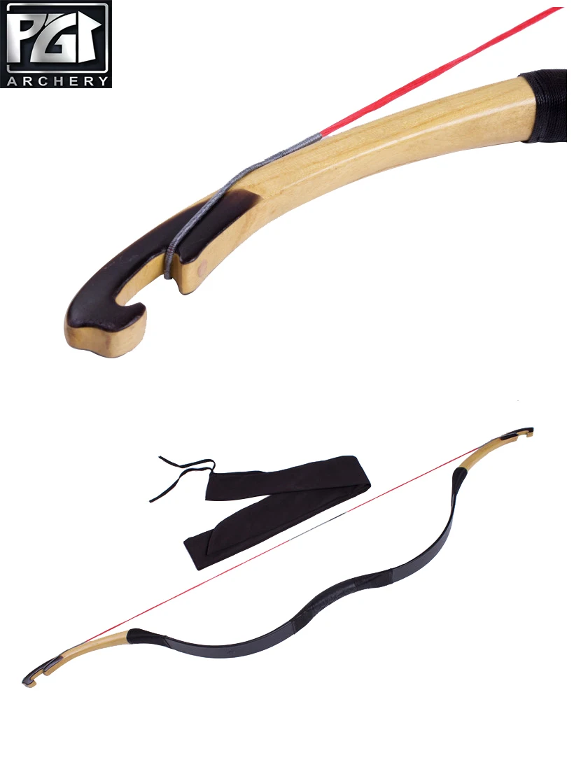 PG1ARCHERY ручной работы традиционный лук из лошадиного лука черный KaiYuan длинный