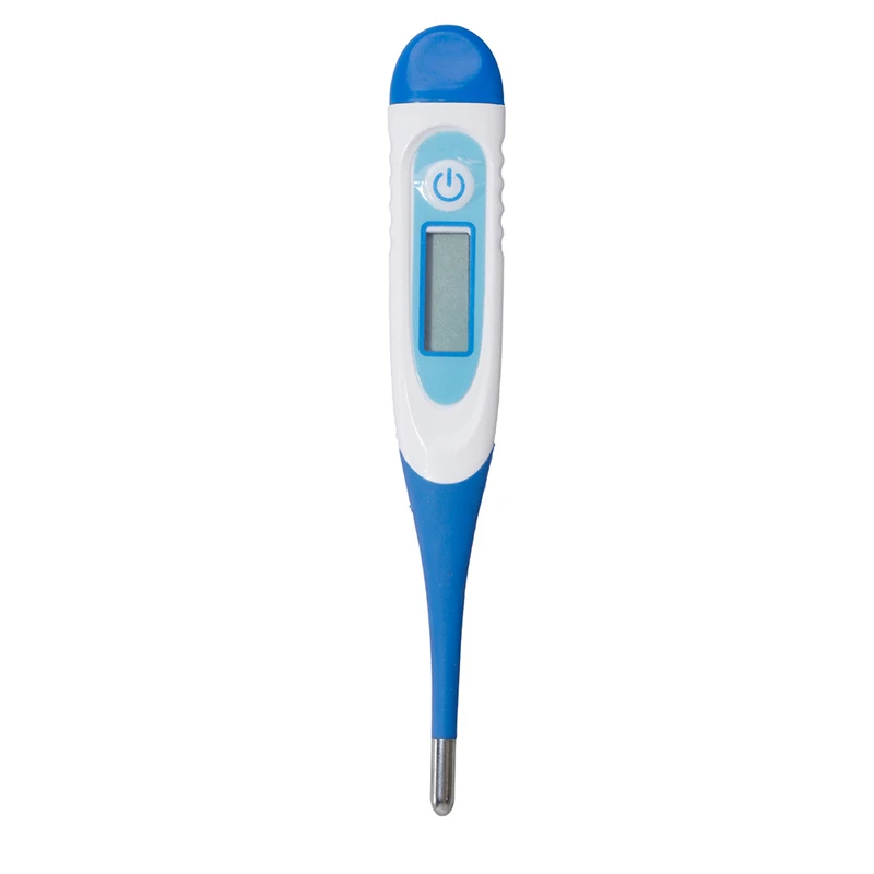 Мягкий ЛОБНЫЙ термометр, глубокий водонепроницаемый ЖК-дисплей для взрослых детей, Детский Электронный термометр, рот, подмышка, температура тела