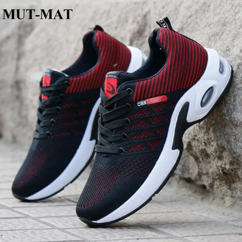 

Men's Sports Shoes 2019 New Flying Woven Walking Shoes Shock Absorption Comfortable Breathable Fashion Lace-Up Men's Fpptwear