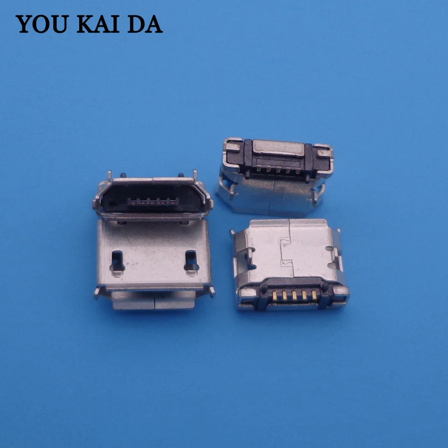 New Tablet PC mobile phones Micro USB connector jack charging socket data interface 5Pin AB type U045 100pcs/lot | Компьютеры и офис