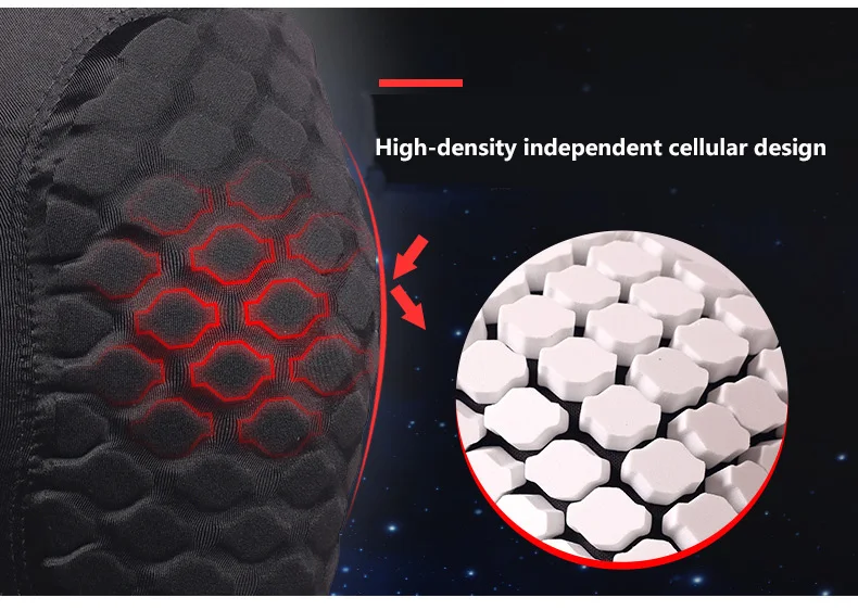 1 шт. волейбольный наколенник наколенники ячеистые наколенники подтяжки поддержка баскетбольной ноги наколенники компрессионные наколенники