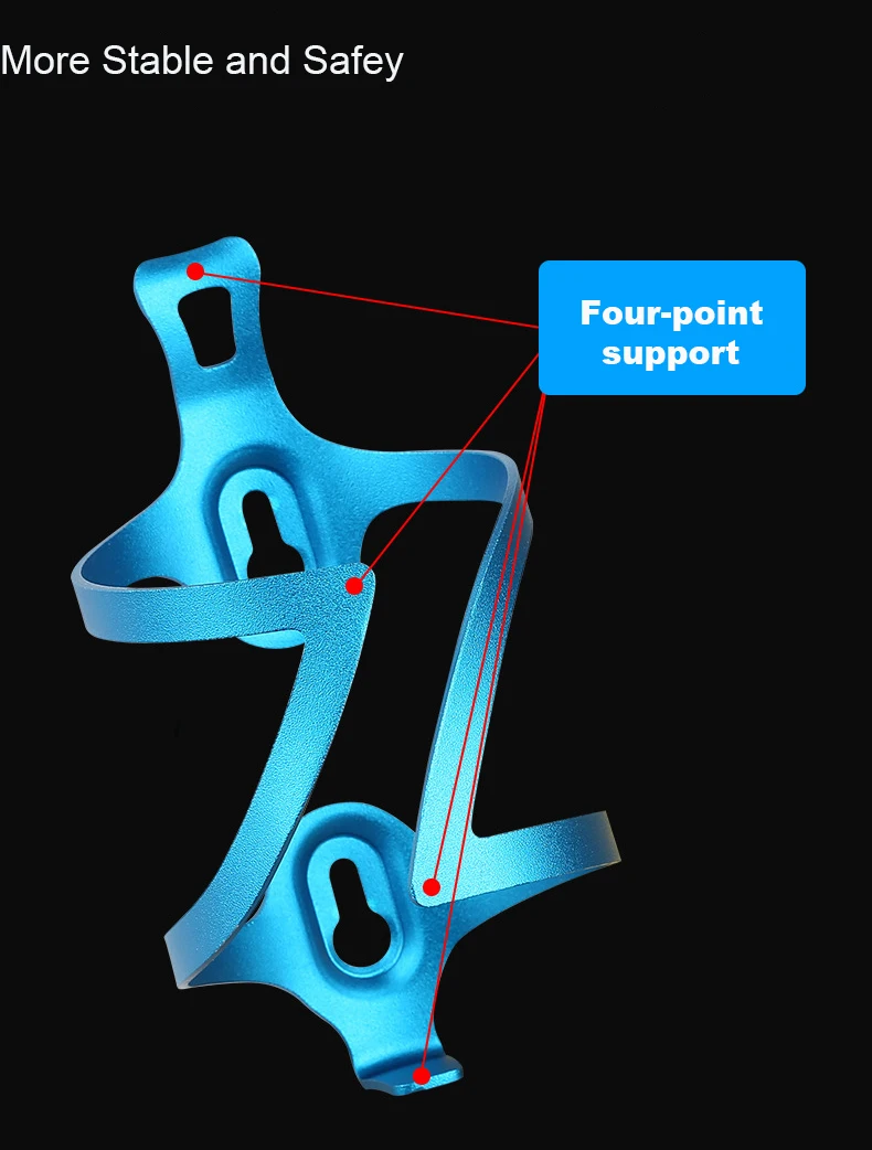 Велосипедный держатель для бутылки воды из алюминиевого сплава, регулируемая Сверхлегкая Подставка для бутылки на велосипед для горного велосипеда, аксессуары