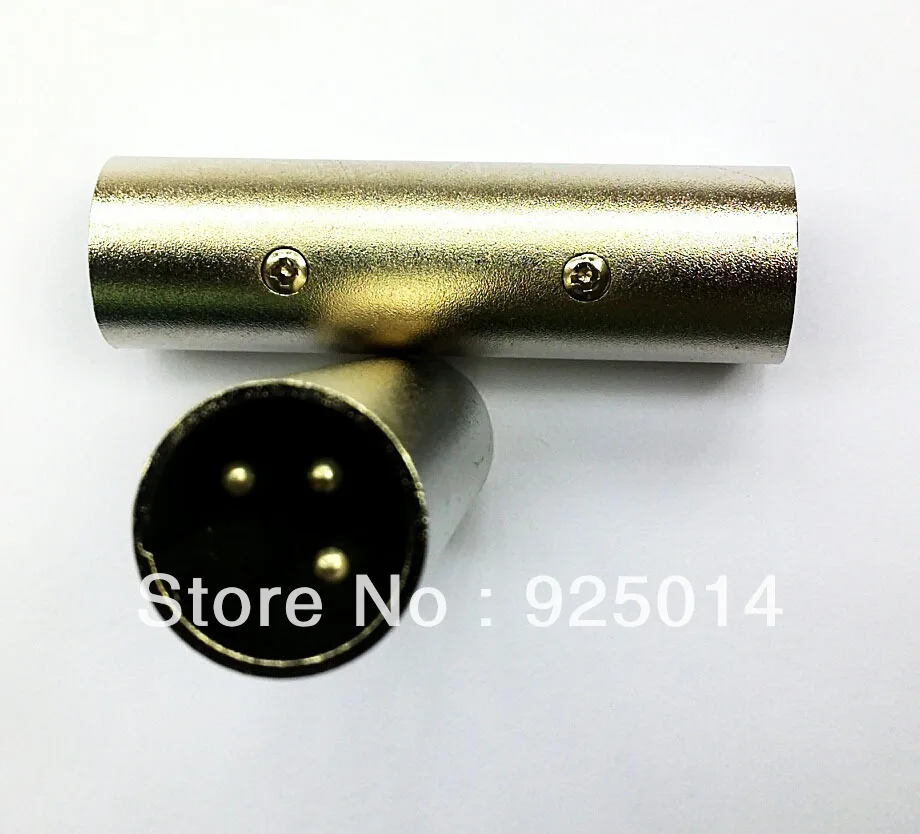 

2 PCS/SET 3 PIN XLR Male to Male Microphone Power Adapter / 3 Pin XLR Male to 3 Pin XLR Male Plug