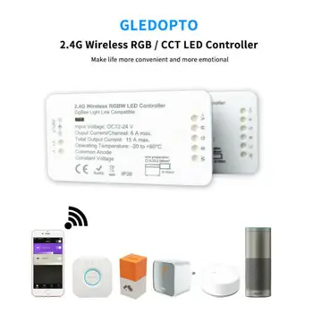 

2.4G Wireless LED Remote Controller Amplifiers Dimmer for RGB LED Strip Light