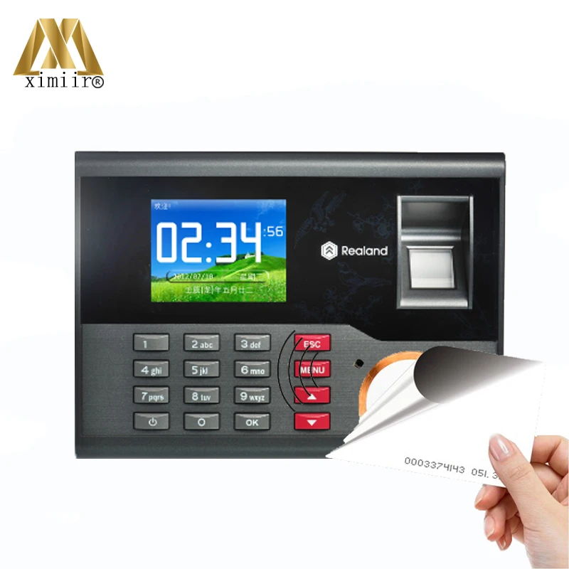 

High Speed TCP/IP USB Fingerprint Time Attendance RFID card Time and Attendance Time Control Employee Attendance Device A-C121